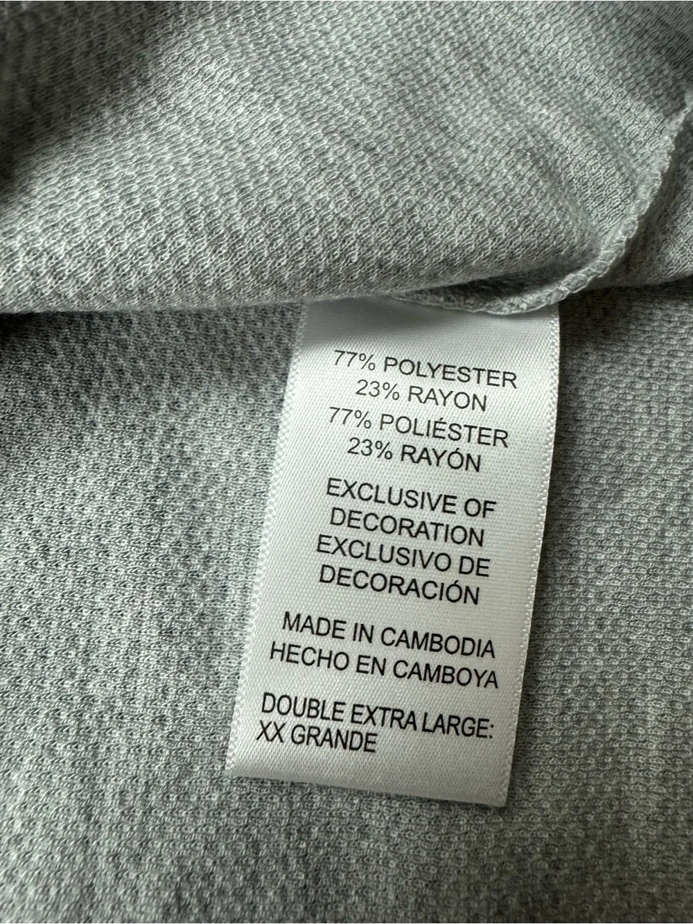 Tommy Bahama Men's Gray Textured Long Sleeve Crewneck Lounge Shirt Size XXL